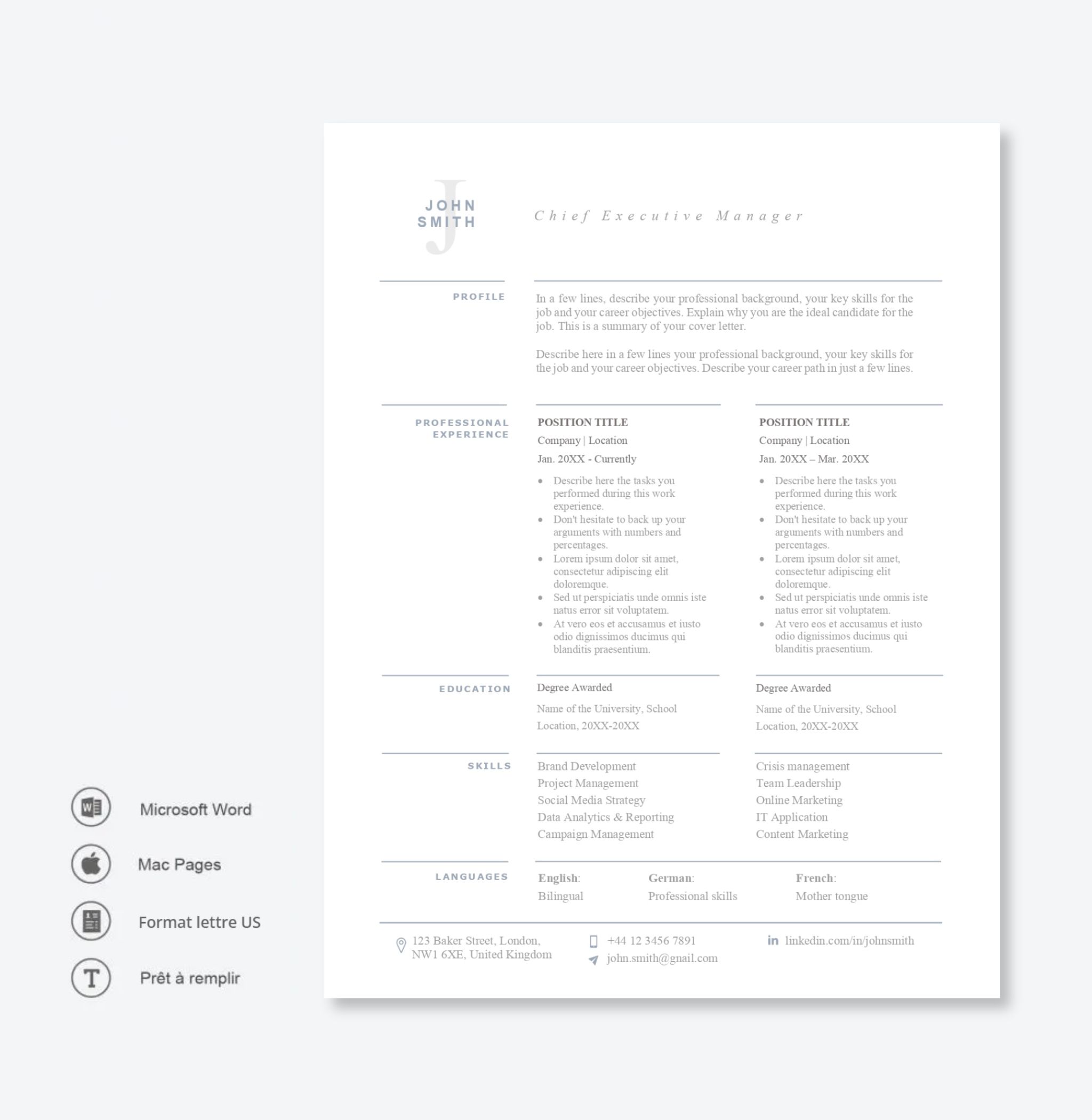 cv-new-york-anglais-attractive-cv