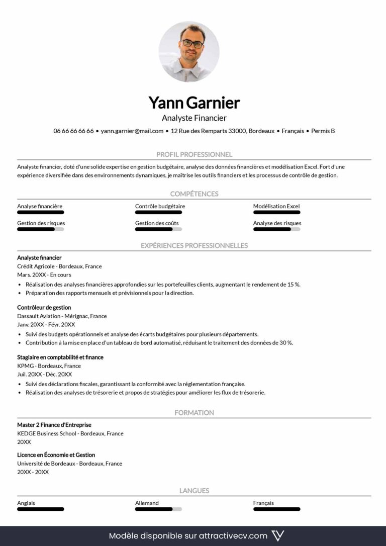 cv-finance-classique