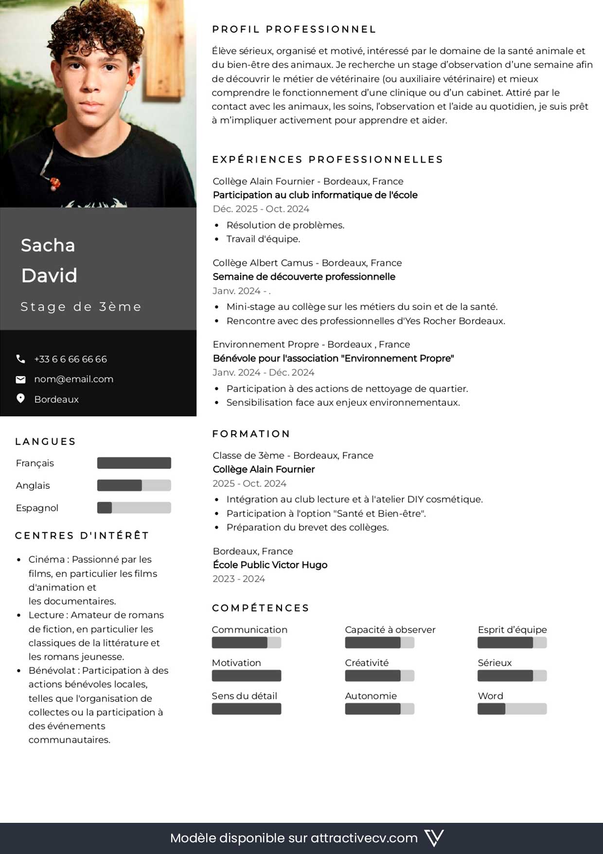 exemple-cv-stage-decouverte-3eme