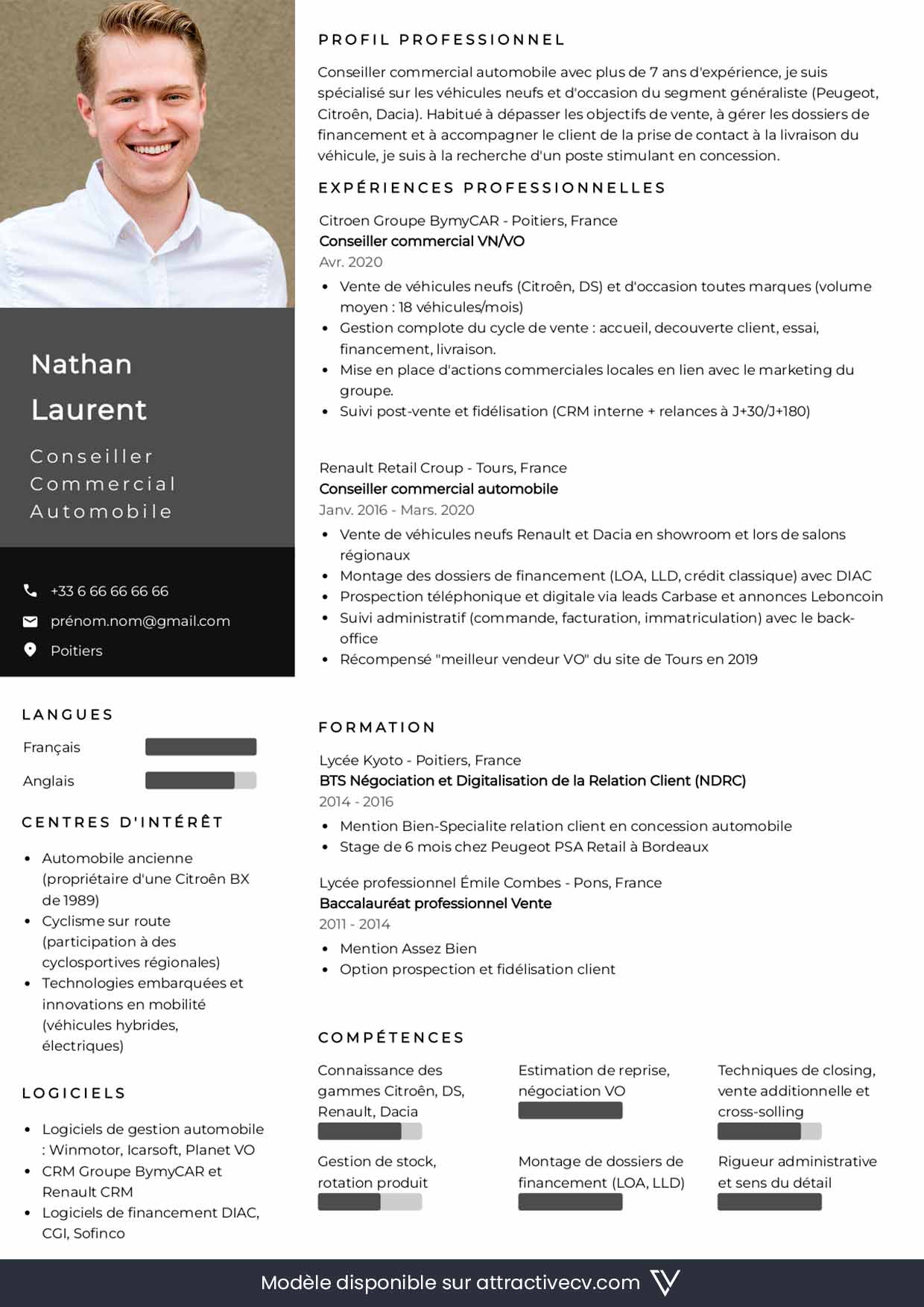 cv-vendeur-debutant-a-telecharger-gratuit