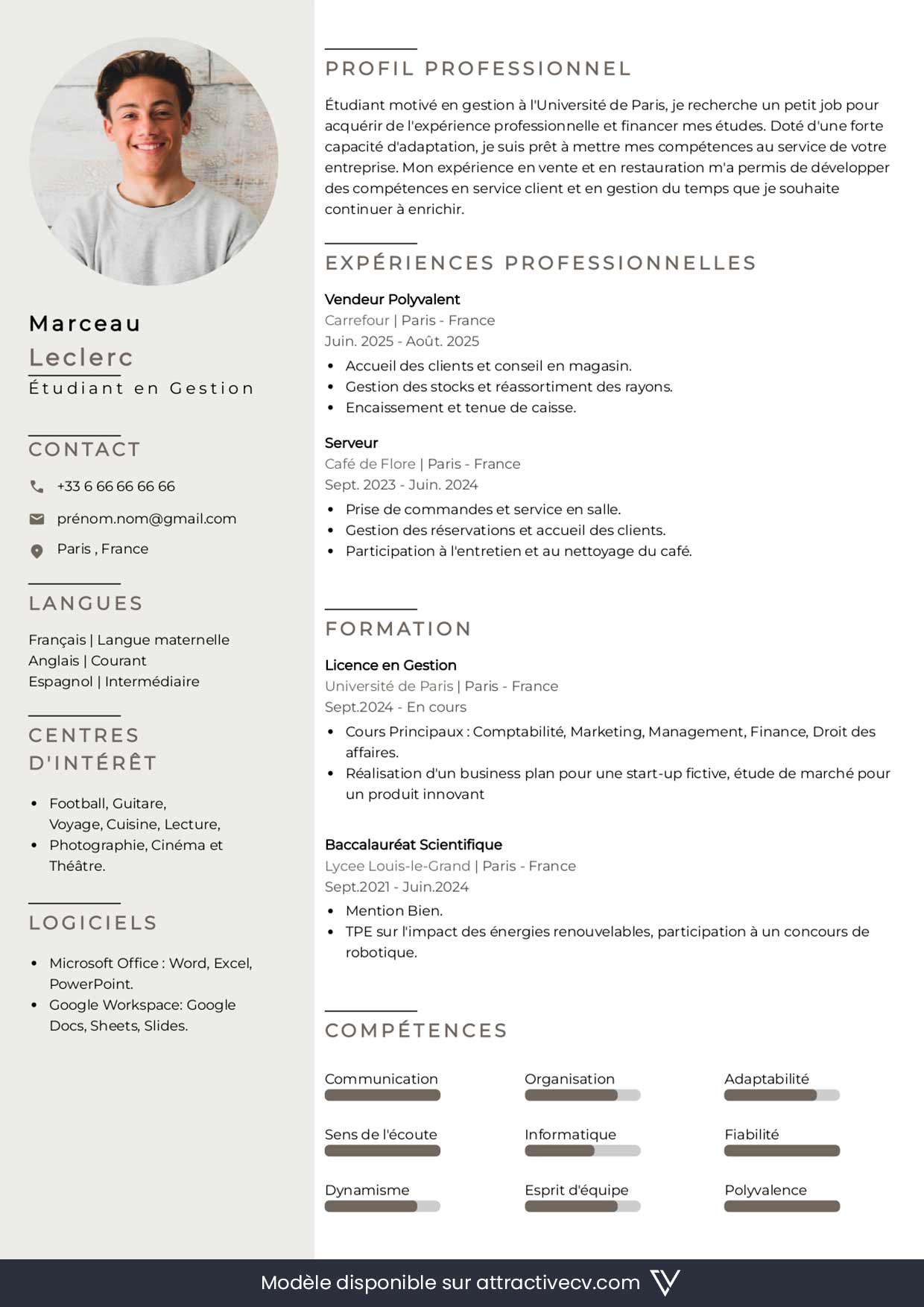 modele-cv-etudiant-sans-experience