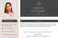 Exemple de modèle de CV professionnel au format Word